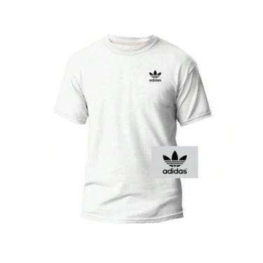 Imagem de Blusa Básica Lisa Masculina 100 Algodão Malha Leve - Talisma, Branco, 