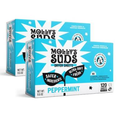 Imagem de Lençóis de secagem e amaciante de tecidos Molly's Suds Sensitive Skin