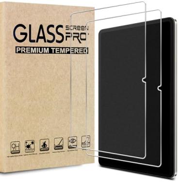 Imagem de TQLGY Pacote com 2 protetores de tela de vidro fosco para Samsung Galaxy Tab S10 FE Plus 13,1 polegadas 2025, antirreflexo, resistente a arranhões, antiimpressões digitais, compatível com capas