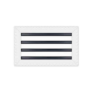 Imagem de BUILDMART - Tampa de ventilação de ar 14x8 MUD-in - Lama de drywall em saída de ar branca - Difusor de slot linear MUD - Grade de registro para teto e paredes - Texas Buildmart