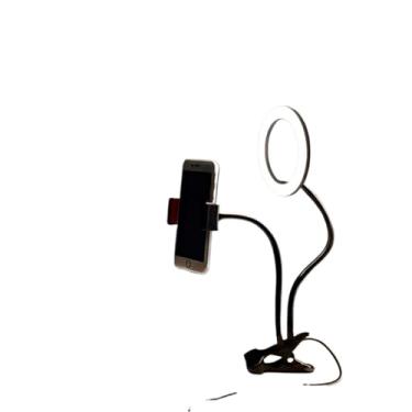 Imagem de Ring Light de mesa Articulado Portátil com Suporte Articulado para Celular