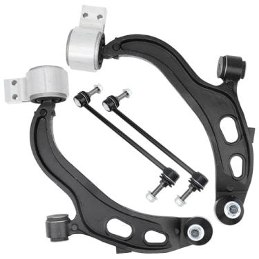 Imagem de IRONTEK Braço de controle inferior dianteiro 4 peças com barra articulada esférica para Ford Flex 2013-2018/policial interceptor Sedan 2013-2018/serviço especial policial Sedan 2014-18, para Lincoln