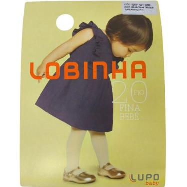 Imagem de Meia Calça Infantil Menina Fina Casual Dia a Dia Fio 20 Lupo 02571-001