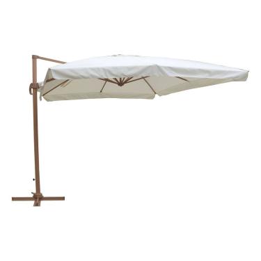 Imagem de Ombrelone Lateral Retangular De Aluminio Bege 400x300 Cm