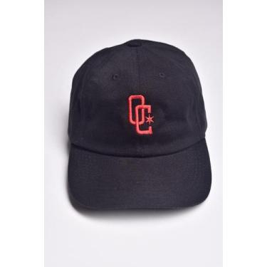 Imagem de Boné Dad Hat Overcome "Logo" Preto/Vermelho - Overcome Clothing