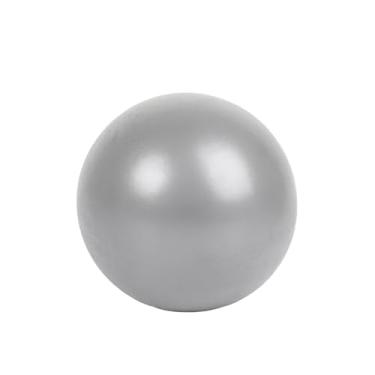 Imagem de MBKHFLL Pequena bola de Pilates de 23 cm pequena bola de exercícios mini bolas de ioga para academia, ioga, treinamento básico, fitness, treino, estabilidade, melhora o equilíbrio (cinza - 1 peça)