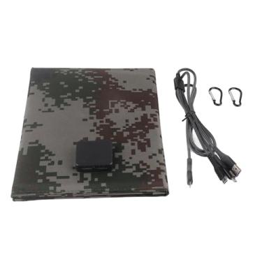 Imagem de Painel de energia solar dobrável leve e portátil para telefone, acampamento, caminhada