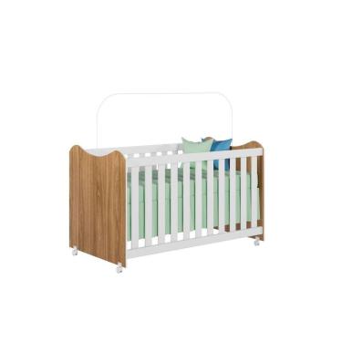 Imagem de Berço Padrão Americano Mini Cama Cristal Laterais Fixas