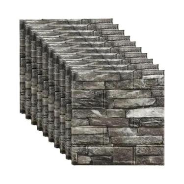Imagem de Adesivos De Parede 3D À Prova d'Água 10pcs Autoadesivos Papel De Pared