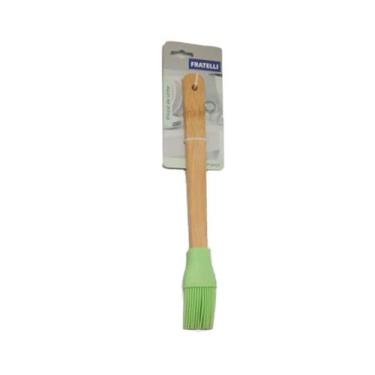 Imagem de Pincel de Untar em Silicone 30 cm - Verde - 1 unidade - Fratelli - Riz