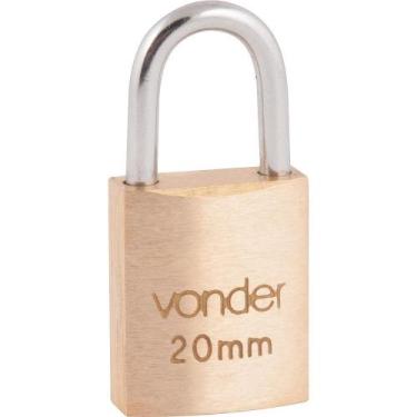 Imagem de Cadeado de Latão 20mm Encartelado - Vonder