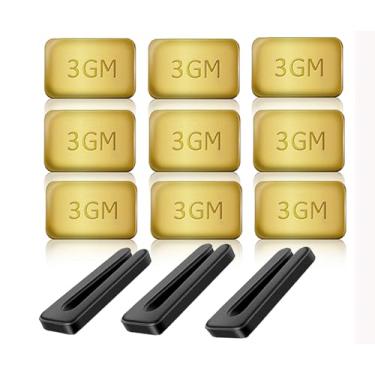 Imagem de Kit de balanceamento de lâmina de ventilador de teto de 12 peças, kit de balanceamento de ventilador de 3 conjuntos, incluindo clipes de equilíbrio de ventilador resiliente de 3 peças e peso 3G autoadesivo de metal de 9 peças, kit de balanceamento de ventilador de teto prático