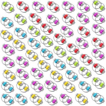 Imagem de Chaveiro Fidget Toy Skylety Bike Chain - 20 Peças para Aliviar o Estre