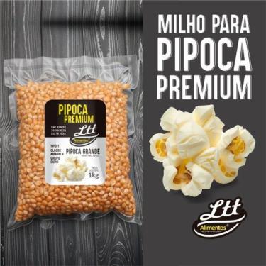 Imagem de Milho de Pipoca Premium 1kg Tipo de Cinema - lttalimentos