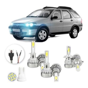 Imagem de Lampada Led Fiat Palio Adventure 2005 A 2008 H1 H4 20000lm - V10, Bran