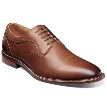 Imagem de STACY ADAMS Sapato Oxford masculino Maddox, Chocolate, 44