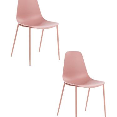 Imagem de Kit com 2 Cadeiras em Polipropileno Miami Rose