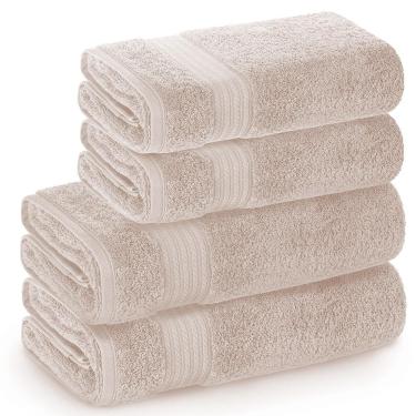 Imagem de Jogo de Toalhas de Banho Banhão com 04 Peças Magna Aura - Karsten