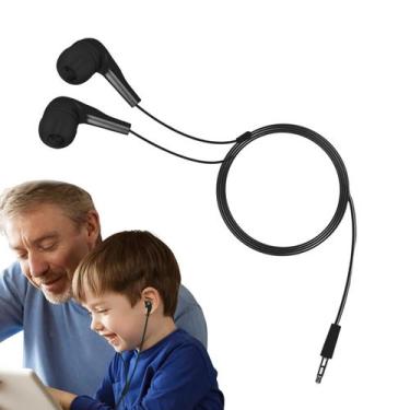 Imagem de Wired Kids Earbuds Fones de ouvido intra-auriculares com microfone e c