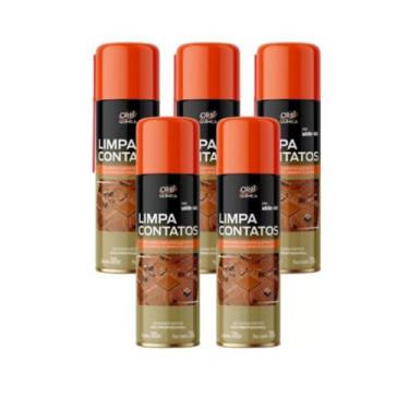 Imagem de Kit com 5 unidades Limpa Contatos  300ml / 209g - Orbi Química