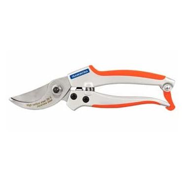 Imagem de Tesoura de Poda Tramontina Profissional com Ponta Curvada e Cabo Ergonômico - Laranja