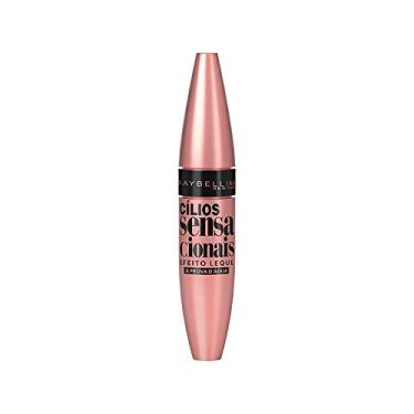 Imagem de Maybelline NY Cílios Sensacionais Máscara de Cílios À Prova d'Água, Efeito Leque com Volume e Definição, Longa Duração e Não Empelota, Cor Preto Intenso, 9,5ml