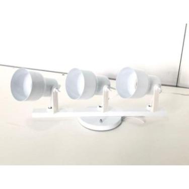 Imagem de Spot Lumina Trilho Branco 3L Aluminio Nacional Iluminação