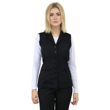 Imagem de Colete Social Feminino - Spencer Feminino - Blusa Social Feminina - DE