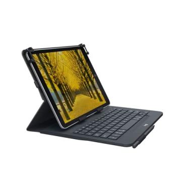 Imagem de Capa com teclado Logitech Universal Folio com Conexão Bluetooth 3.0 para Tablets Android, Apple ou Windows de 9-10"