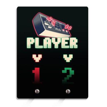 Imagem de Porta Chaves Player 1 Player 2 - Fabrica Geek