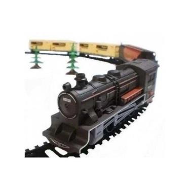 Imagem de Ferrorama Super Locomotiva C/ Farol Luz Trem Elétrico Pista