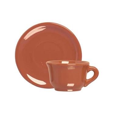 Imagem de Xicara Cha E Pires Terracota
