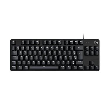 Imagem de Teclado Mecânico Gamer Logitech G413 TKL SE com Layout ABNT2, Iluminação Branca e Teclas Mecânicas Tactile, Anti-ghosting, Compatível com Windows, macOS - Preto