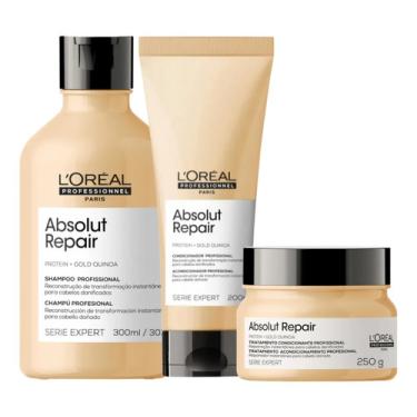 Imagem de L'oréal Absolut Repair Shampoo 300ml + Cond 200ml+másc 250g