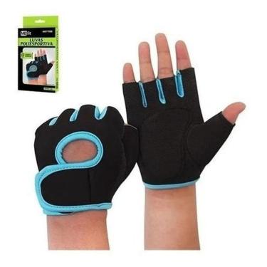 Imagem de Par Luva Poliesportiva Academia Musculação Treino Ajustavel-Unissex