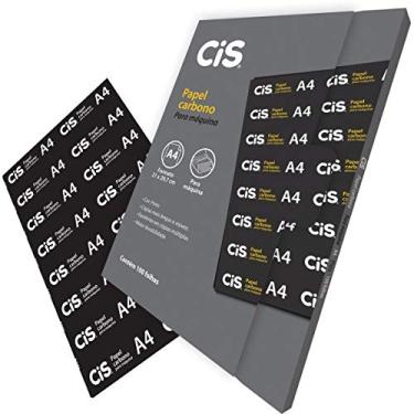 Imagem de Carbono preto para máquina A4 caixa com 100 folhas Cis