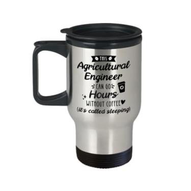 Imagem de SpreadPassion Caneca de viagem de engenheiro agrícola, caneca de viagem de especialista em engenharia agrícola, caneca de viagem presente de apreciação de engenheiro agrícola, ideia de presente de cesta de aniversário de Natal