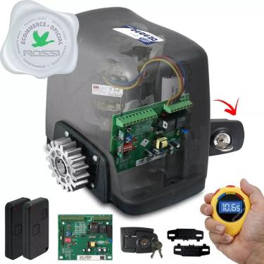 Imagem de Kit 1 Motor Rossi Dz Nano Turbo 2 Control P/ Portão 600kg