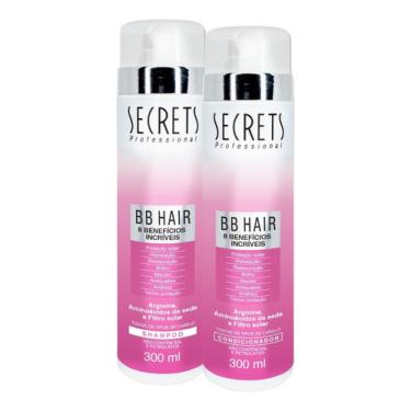 Imagem de Kit Shampoo E Condicionador Bb Hair Secrets 8 Benefício 300m