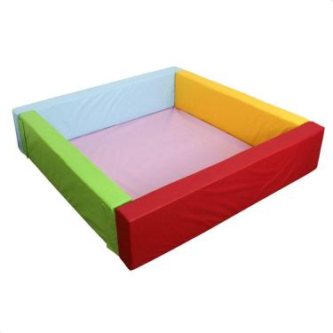 Imagem de Piscina Quadrada Desmontável Espumada 1m20 x 1m20 x 30cm