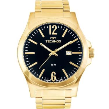 Imagem de Relógio Champion Masculino Steel Ca20492s Prata com Dourado