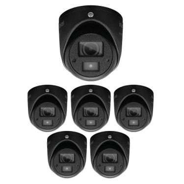 Imagem de Kit 6 Câmeras Multi HD 2 Megapixels 20m VHD 3220 MINI D BLACK Intelbras