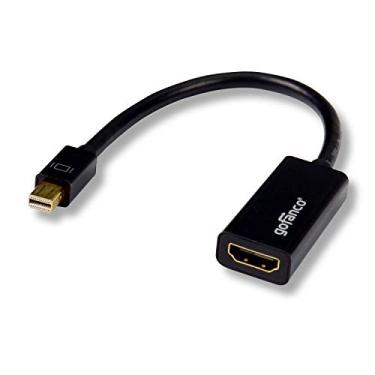 Imagem de gofanco Adaptador banhado a ouro Mini DisplayPort para HDMI 4K Display (Preto) - Thunderbolt 2 compatível para MacBooks e Mac Mini, Surface Pro's, Surface Book, Chromebook Pixel, etc. (mDPHDMI4K2K)