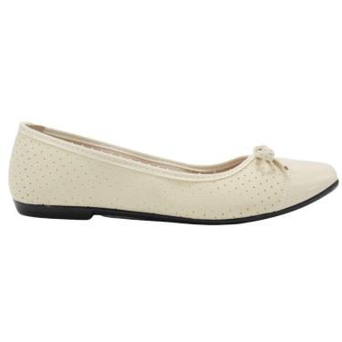 Imagem de Sapatilha Feminina Moleca 5729.11o Nobuck Creme