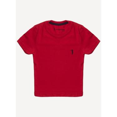 Imagem de Camiseta Aleatory Infantil Básica New Vermelha-Masculino