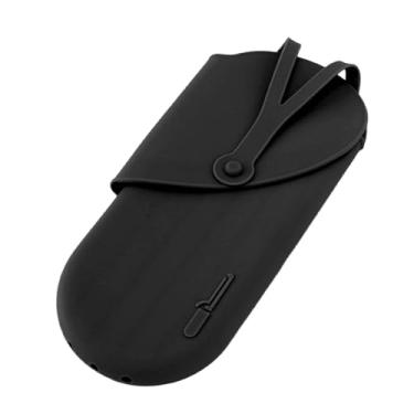 Imagem de Almofada Isolada de Silicone do Ferro de Ondulação, Furos de Dissipação de Calor Com Fechamento Instantâneo, Bolsa de Esteira Resistente Ao Calor Profissional para Casa (Preto)