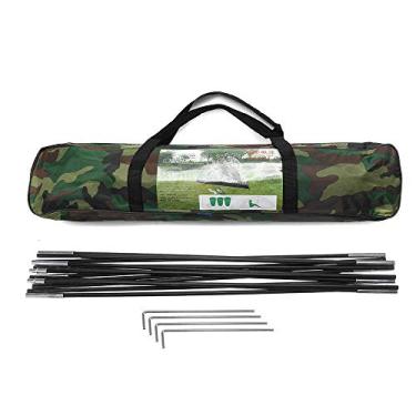 Imagem de WnewTools Barraca de acampamento para 1-4 pessoas 210T Oxford Tecido Outdoot Tenda Guarda-sol à prova de ultravioleta