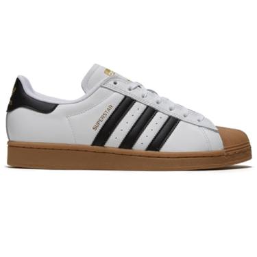 Imagem de Adidas Tênis Superstar ADV - Branco/Preto/Gum, Branco/Preto/Goma, 39