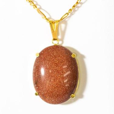 Imagem de Colar Extra Cabochão Pedra do Sol Gold Stone Garra Prateado