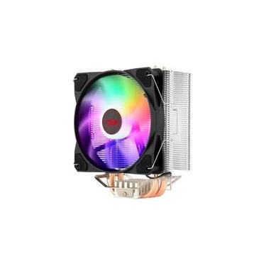 Imagem de Air Cooler Redragon Tyr, LED Rainbow, AMD/Intel, 120mm, Preto - CC-9104